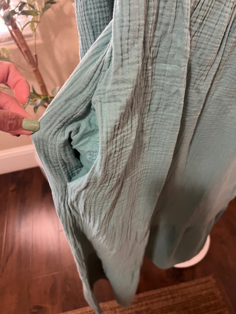 Universal Thread Teal Green Maxi Dress with Scoop Neck - Picture 6 of 6